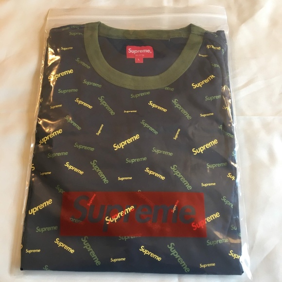 supreme scatter ringer tee